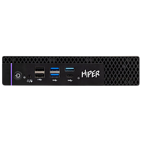 FT20-i5144R16N5R6BWP Мини ПК/ HIPER FACTUM FT20 Intel Core i5 14400(2.5Ghz)/16384Mb/512PCISSDGb/noDVD/BT/WiFi/war 1y/1.3kg/черный/Win11Pro + БП 150Вт/металл/VESA Адаптер на 75х75, 100х100