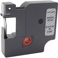 -/ Картридж ленточный Cactus CS-D1-40910 40910 черный/прозрачный для Dymo LM 160, 210D, 280, PnP, 420P, 500 TS; Rhino Pro 6000, 5200, 4200