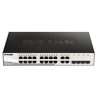 DGS-1210-20/F2A Коммутатор/ DGS-1210-20/F Smart L2 Switch 16х1000Base-T, 4хCombo 1000Base-T/SFP, Compact CLI