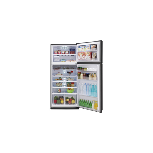 SJXP59PGSL Холодильник Sharp/ Холодильник. 185 см. No Frost. A+ Серебристое стекло фото 2