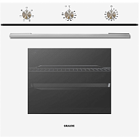 BE60.2W Встраиваемые электрические духовки 60 см Graude/ 594 х 594 х 569 мм,5 режимов нагрева,Решетка для жарки,Максимальная температура: 250°C,Полезный объем: 73 л,Система охлаждения рабочей камеры,Таймер автоматического отключения,Стеклянный фронт Clear