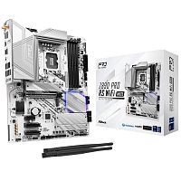 Z890PRORSWIFIWHITE Материнская плата ASRock Z890 PRO RS WIFI WHITE, RTL