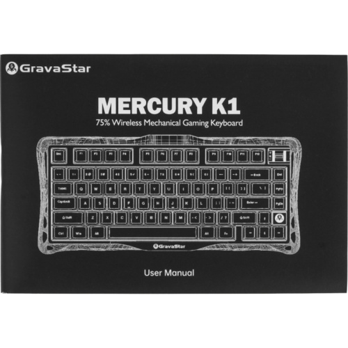 6972448923002 Игровая клавиатура/ Механическая беспроводная клавиатура Gravastar Mercury K1 Gradient Белый фото 7 6972448923002 Игровая клавиатура/ Механическая беспроводная клавиатура Gravastar Mercury K1 Gradient Белый фото 7
