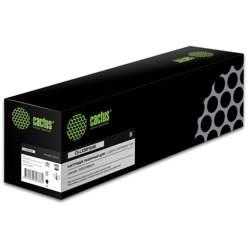 CS-LX50F5U00 -/ Картридж лазерный Cactus CS-LX50F5U00 50F5U00 (20000стр.) для Lexmark MS510/MS610 CS-LX50F5U00 -/ Картридж лазерный Cactus CS-LX50F5U00 50F5U00 (20000стр.) для Lexmark MS510/MS610