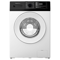 EW45127V Отдельностоящая стиральная машина EVELUX, глубина 49.5 см, загрузка 7 кг, 16 программ, 1200 об/мин, электронное управление, 3 программы с паром, контроль баланса барабана, диспенсер для жидких моющих средств, контроль пенообразования, отложенный