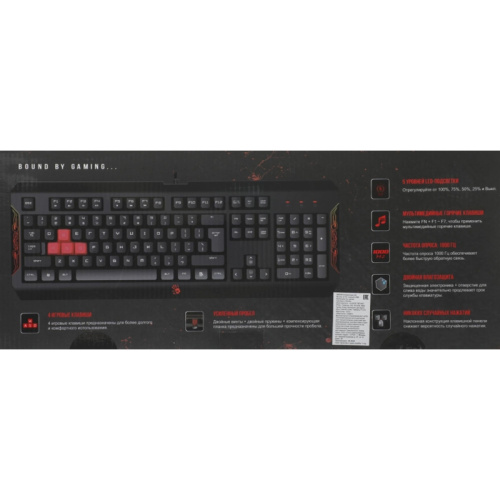 Q100USB Клавиатура A4Tech Bloody Q100 черный USB Multimedia for gamer (Q100 USB) фото 16 Q100USB Клавиатура A4Tech Bloody Q100 черный USB Multimedia for gamer (Q100 USB) фото 16