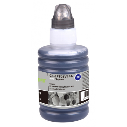-/ Чернила Cactus CS-EPT03V14A 101BK черный 127мл для Epson L4150/L4160/L6160/L6170