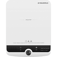 EVI.M291-WH Электрическая индукционная плитка MAUNFELD/ Электрическая индукционная плитка,мощность 2000 Вт.,управление сенсорное,10 уровней мощности,1 комфорка,цвет белый