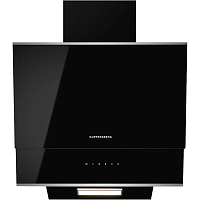 F600BX Вытяжка Kuppersberg/ наклонная, 60 см, 600 м3/ч, отвод/рециркуляция, 3 скорости, черный + нерж. сталь