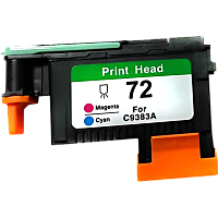 NV-C9383A-RE -/ Печатающая головка NVP 72 (NV-C9383A-RE) Magenta and Cyan для HP Designjet T610/T770/T790 (восстановленная, совместимая)
