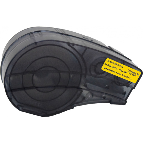 -/ Картридж ленточный Cactus CS-M21-500595YL черный для Brady BMP21-PLUS, BMP21-LAB фото 2