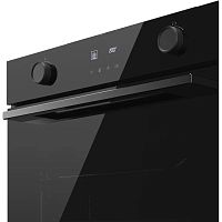 HT611BB Духовой шкаф Kuppersberg/ KITCHEN RETAIL / Духовой шкаф Kuppersberg, High-Tech, 72 л, дисплей, поворотное/сенсорное управление, таймер, макс. температура 280 градусов, 11 режимов, гриль, разморозка, гидролизная очистка, телескопические направляющи