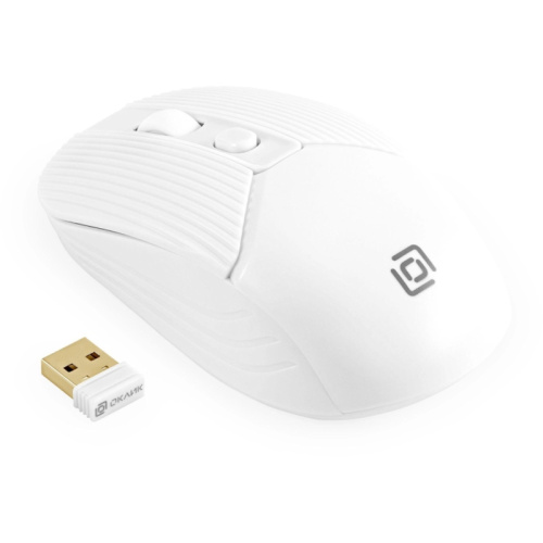 1885186 Мышь Oklick 509MW white белый оптическая 1600dpi беспров. USB для ноутбука 4but (1885186) фото 8