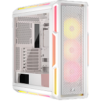 CC-9011299-WW Корпус без блока питания/ Case Corsair iCUE LINK 5000T LX RGB, Midi-Tower, TG, 3x120mm RGB, 4xUSB-A 3.2, 1xUSB 3.2 Type-C, E-ATX, ATX, mATX, mITX White
