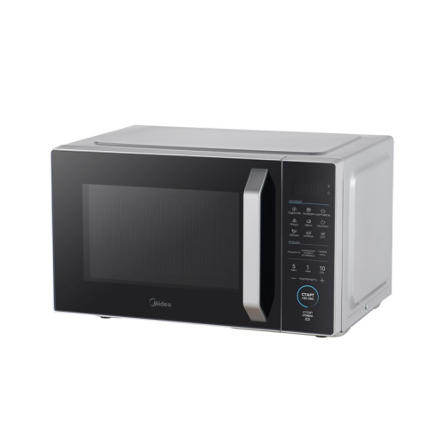 EM825P2ET-S Микроволновая печь MIDEA/ 25 л, 800 Вт, сенсорная ПУ, цвет - серебристый фото 6