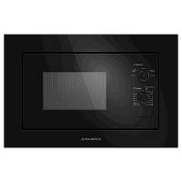 MBMO.20.1PGB2 Встраиваемая микроволновая печь MAUNFELD MBMO.20.1PGB/ 60 см, 595x343,5x388 мм, механическое управление, 20 л, 1250 Вт, черный цвет, фурнитура черная
