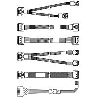 4X97A82933 Комплектующие корпусов Lenovo ThinkSystem SR650 V3 2.5" Chassis Front BP1 SAS/SATA Cable Kit