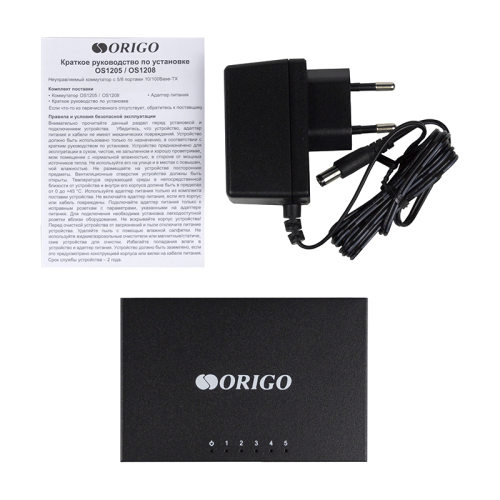 OS1205/A1A Коммутатор/ Unmanaged Switch 5x100Base-TX, metal case фото 5