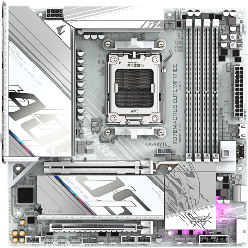 X870MAELITEWF7ICE Материнская плата/ X870M A ELITE WF7 ICE фото 6