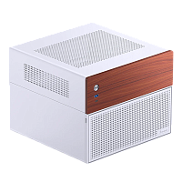 N4White Корпус без блока питания/ Case JONSBO N4, Mini-Tower, 1x120mm, 1xUSB-A 3.0 + 1xUSB-C 3.2, SFX PSU Support, mATX, mITX White