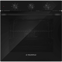 FEOF7871B2 Шкаф духовой MAUNFELD/ 60 см, 78 л, 7 режимов, таймер, гидролизная очистка, цвет черный, фурнитура: черный цвет