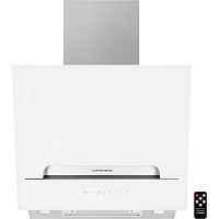 F693W Наклонная вытяжка Kuppersberg/ Настенная вытяжка, ширина 60 см, отвод/рециркуляция, подъемные амортизаторы, 850 м3/час, электронное сенсорное управление, дисплей, таймер, 5 скоростей, светодиодное освещение 2х2 Вт, металлические жироулавливающие фил