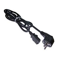 LAN-PP13/SHA-2.0-BK Шнур питания Lanmaster LAN-PP13/SHA-2.0-BK C13-Schuko проводник.:3x0.75мм2 2м 220В 10А черный