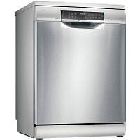 SMS6EMI65Q Serie 6, Отдельностоящая посудомоечная машина 60см.,цвет: нержавеющая сталь; Класс A-A-A; 4 программы ;13 компл.посуды; отсрочка старта 24ч;3-й короб ; система защиты от протечек; Половинная загрузка, HygienePlus.