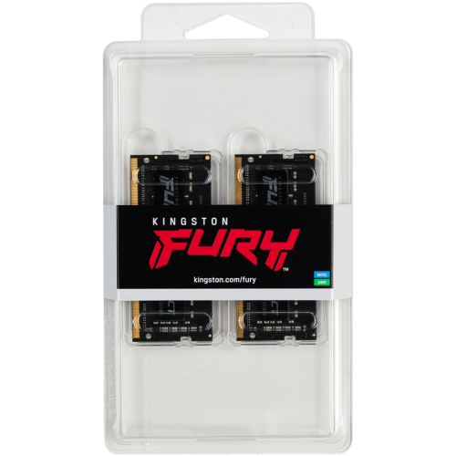 KF432S20IBK2/16 Память оперативная/ Kingston 16GB 3200MT/s DDR4 CL20 SODIMM (Kit of 2) FURY Impact фото 3