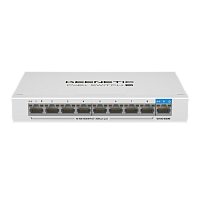 KeeneticPoE+Switch9(KN-4710) PoE+ коммутатор/ 9-портовый гигабитный коммутатор с 8 портами PoE+ и бюджетом мощности 120 Вт 802.3af/at металлический корпус для настольного или настенного размещения, поддержка QoS DSCP/802.1p