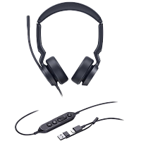 UH44DualUCUSB-C/A Гарнитура проводная/ Yealink UH44 Dual UC USB-C/A [1308187]