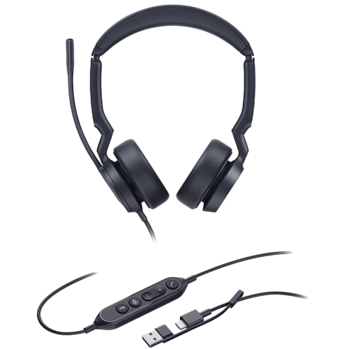 UH44DualUCUSB-C/A Гарнитура проводная/ Yealink UH44 Dual UC USB-C/A [1308187]