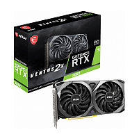 GeForceRTX3060VENTUS2X12GOC Видеокарта/ VGA MSI NVIDIA GeForce RTX 3060 VENTUS 2X 12G OC 12GB, GDDR6/192-bit, PCIe 4.0, 1xHDMI 2.1, 3xDP, 2.5-slot