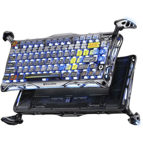 6972448923637 Игровая клавиатура/ Механическая клавиатура Gravastar Mercury K1 Pro GRY фото 6 6972448923637 Игровая клавиатура/ Механическая клавиатура Gravastar Mercury K1 Pro GRY фото 6