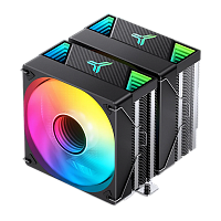 CR-3000ARGBBlack Кулер для процессора/ CPU Cooler JONSBO CR-3000 ARGB (260W, 4-pin PWM, 160mm, Al/Cu, 7x6mm, ARGB, 2x120mm, 59.48CFM, 32.0dBA, 1500RPM, S: 1851/1700/1200/115X/2011, AM4/AM5 Black)