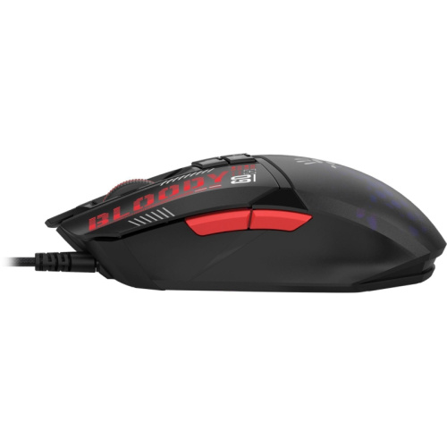 W60MAXMINI Мышь A4Tech Bloody W60 Max Mini черный/рисунок оптическая 12000dpi USB 9but фото 7