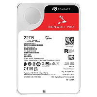 ST22000NT001 Жесткий диск/ HDD Seagate SATA3 22Tb Ironwolf Pro 7200 512Mb 1 year warranty (replacement WD221KFGX, ST20000NT001)