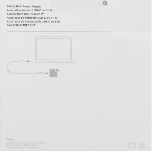 MRW22ZM/A Блок питания Apple MRW22ZM/A 61W от бытовой электросети фото 9 MRW22ZM/A Блок питания Apple MRW22ZM/A 61W от бытовой электросети фото 9