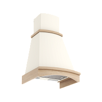 840506 GOOD, Кухонная вытяжка ELIKOR Ротонда 50П-650-П3Л бежевый/дуб неокр.