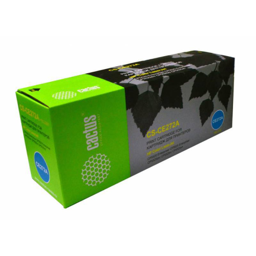 CS-CE272A -/ Картридж лазерный Cactus CS-CE272A CE272A желтый (15000стр.) для HP LJ Ent CP5525 фото 3