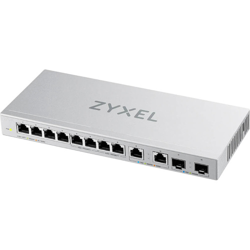 XGS1010-12-ZZ0102F Коммутатор/ Switch Zyxel XGS1010-12, 8xGE, 2x1/2.5GE, 2xSFP+, desktop, silent XGS1010-12-ZZ0102F Коммутатор/ Switch Zyxel XGS1010-12, 8xGE, 2x1/2.5GE, 2xSFP+, desktop, silent