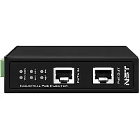NS-PI-1G-90/IB Промышленный PoE-инжектор/ Промышленный PoE-инжектор Gigabit Ethernet на 90W с бустером напряжения. Соответствует стандартам PoE IEEE 802.3af/at/bt. Автоматическое определение PoE устройств. Мощность PoE - до 90W. Поддержка скорости 10/100/