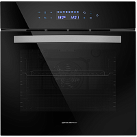 EOEC.566TB Шкаф духовой электрический MAUNFELD/ Шкаф духовой электрический, 56 л,595х595 мм, управление сенсорное, стекло в дверце 2, гриль,10 режимов,конвекция,тип очистки паром,цвет черный