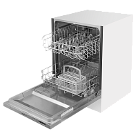 DW66M Посудомоечная бытовая машина HOMSair/ Встраиваемая, 60 см, 12 комплектов, 6 программ, 49 дБ, А++, расход воды - 11 л., отсрочка старта, половинная загрузка
