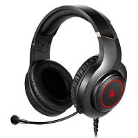 G220AUX3.5-4PIN+USB Наушники с микрофоном A4Tech Bloody G220 черный 2м мониторные оголовье (G220 AUX3.5-4PIN + USB)