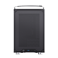C6MAXBlack Корпус без блока питания/ Case JONSBO C6 MAX Handle, Mini-Tower, TG, no fan, 1xUSB-A 3.0 + 1xUSB-C 3.1, mATX, mITX Black