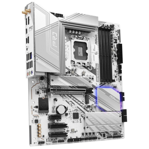 Z890PRORSWIFIWHITE Материнская плата ASRock Z890 PRO RS WIFI WHITE, RTL фото 4 Z890PRORSWIFIWHITE Материнская плата ASRock Z890 PRO RS WIFI WHITE, RTL фото 4