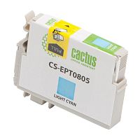 CS-EPT0805 -/ Картридж струйный Cactus CS-EPT0805 T0805 светло-голубой (11.4мл) для Epson Stylus Photo P50/PX650/P