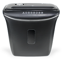 УД14-5 Уничтожитель документов ГЕЛЕОС УД14-5, DIN P-5 (5 ур-нь секр.), фрагмент 1,9х12мм, 4-6 лист (70г/м2), пл. карты/скобы, 14 литров