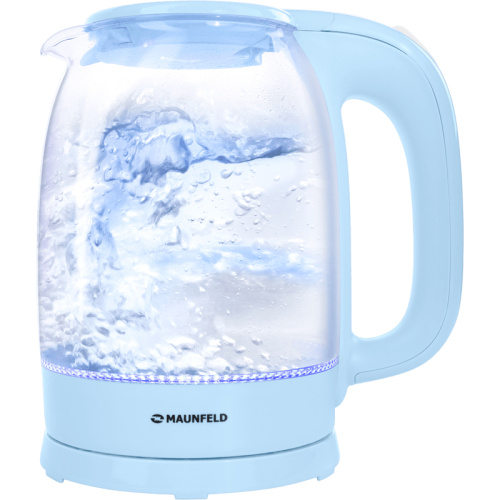 MGK-613BL Чайник MAUNFELD/ Чайник MAUNFELD, объем 1.7 л, закрытая спираль, цвет голубой фото 2